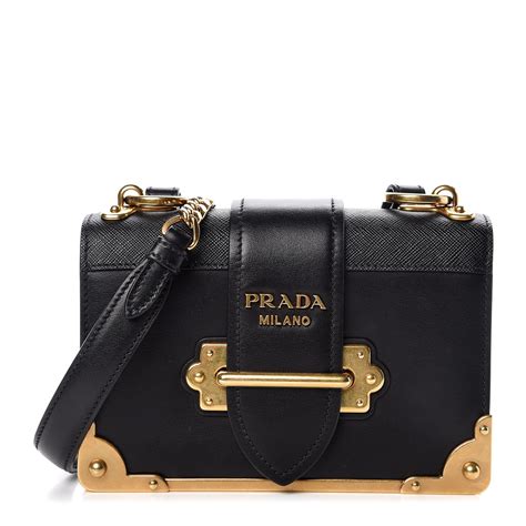 Prada city calf cahier bag